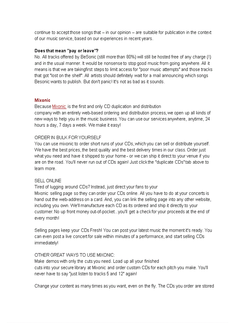 image for page Music marketing