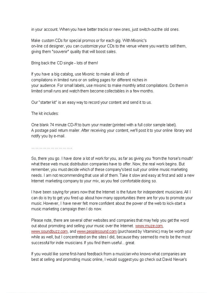 image for page Music marketing