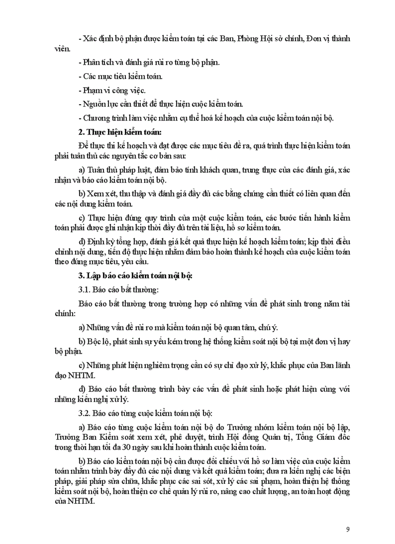 image for page Sổ tay kiểm toán nội bộ Ngân hàng