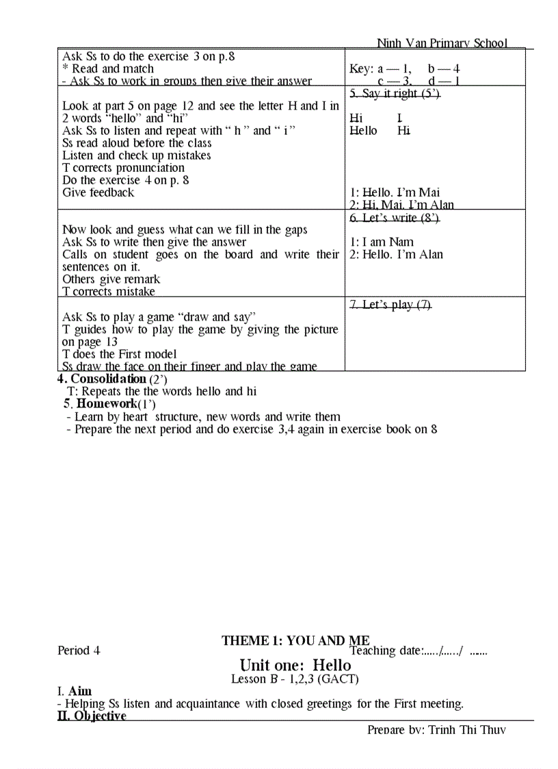 image for page Unit 1 Hello