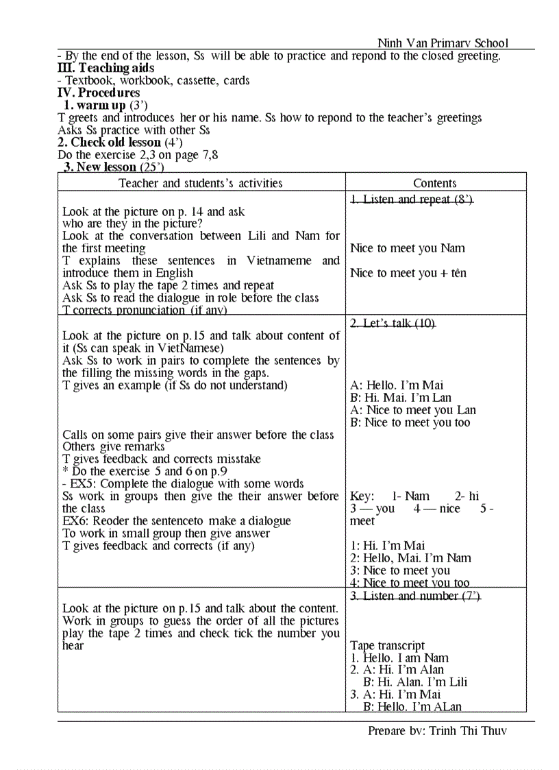 image for page Unit 1 Hello