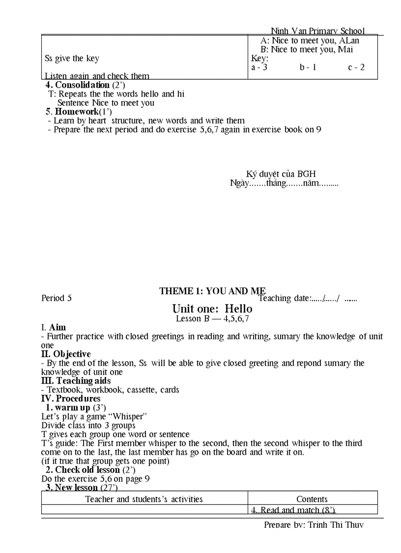 image for page Unit 1 Hello