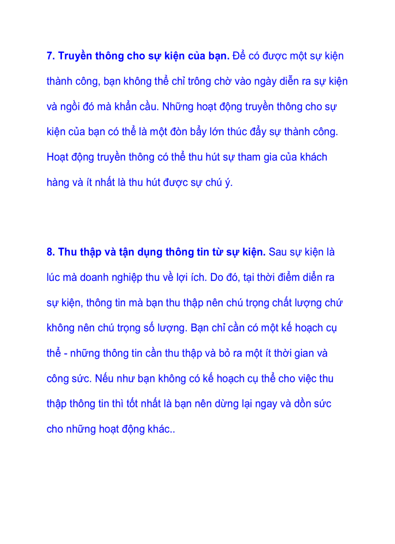 image for page Bí quyết tổ chức thành công sự kiện