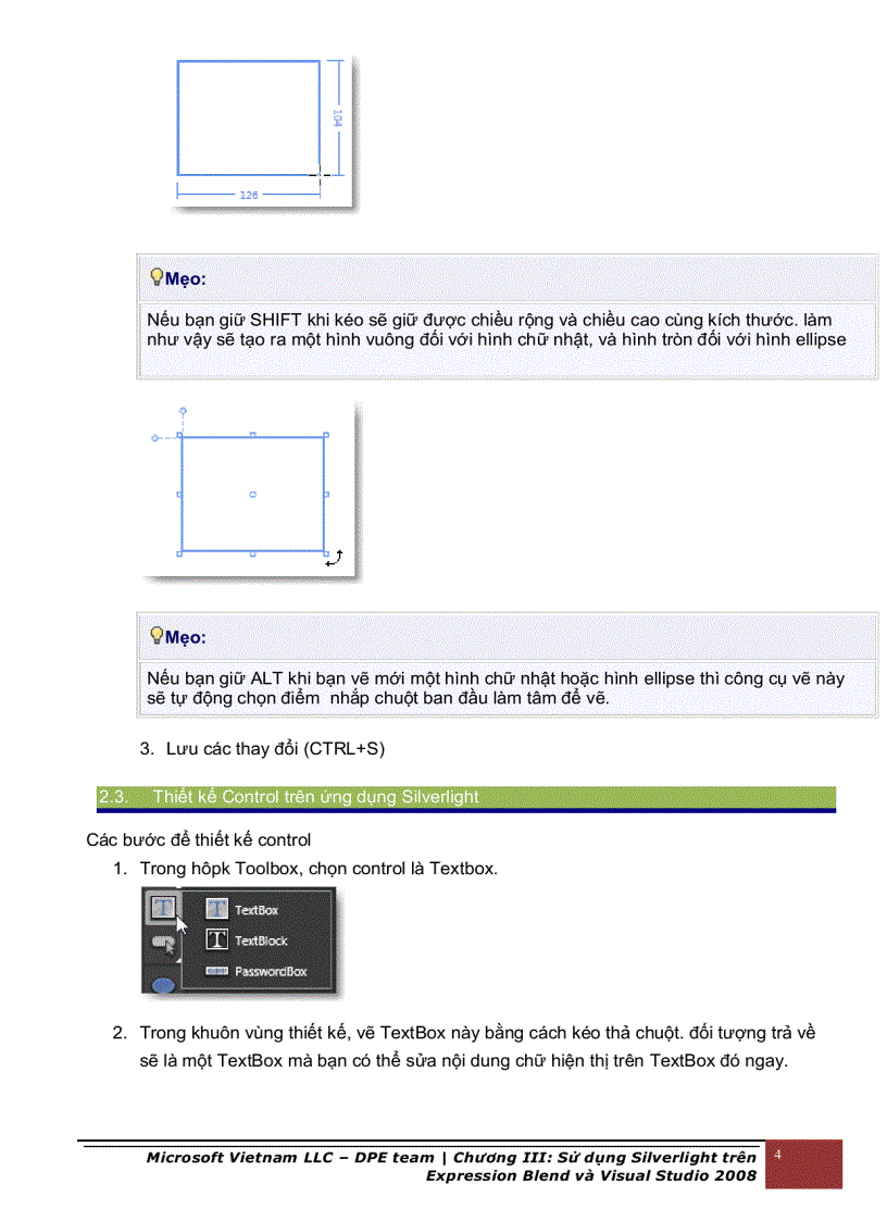 image for page Sử dụng silverlight trên expression blend và visual studio 2008