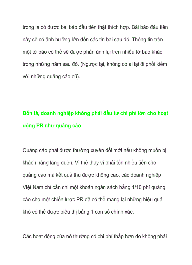 image for page Pr và quảng cáo