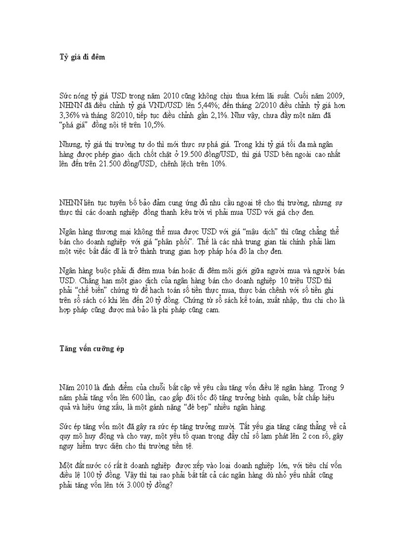 image for page Dự trữ ngoại hối 2010