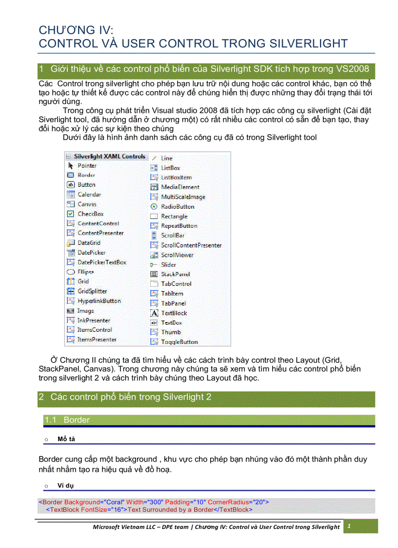 image for page Control và user control trong silverlight