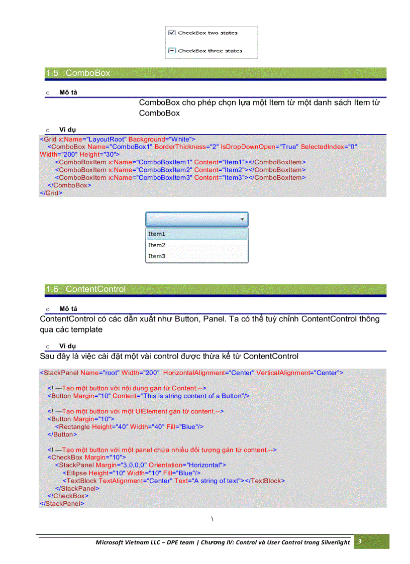 image for page Control và user control trong silverlight