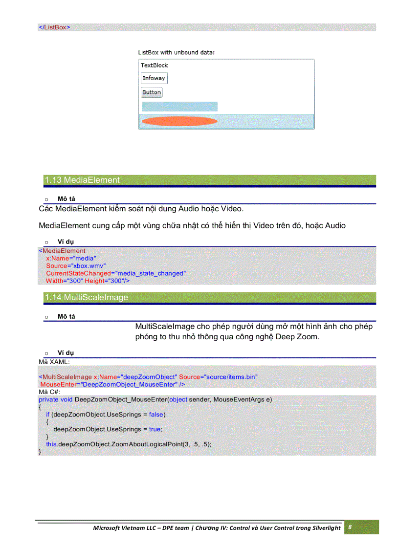 image for page Control và user control trong silverlight