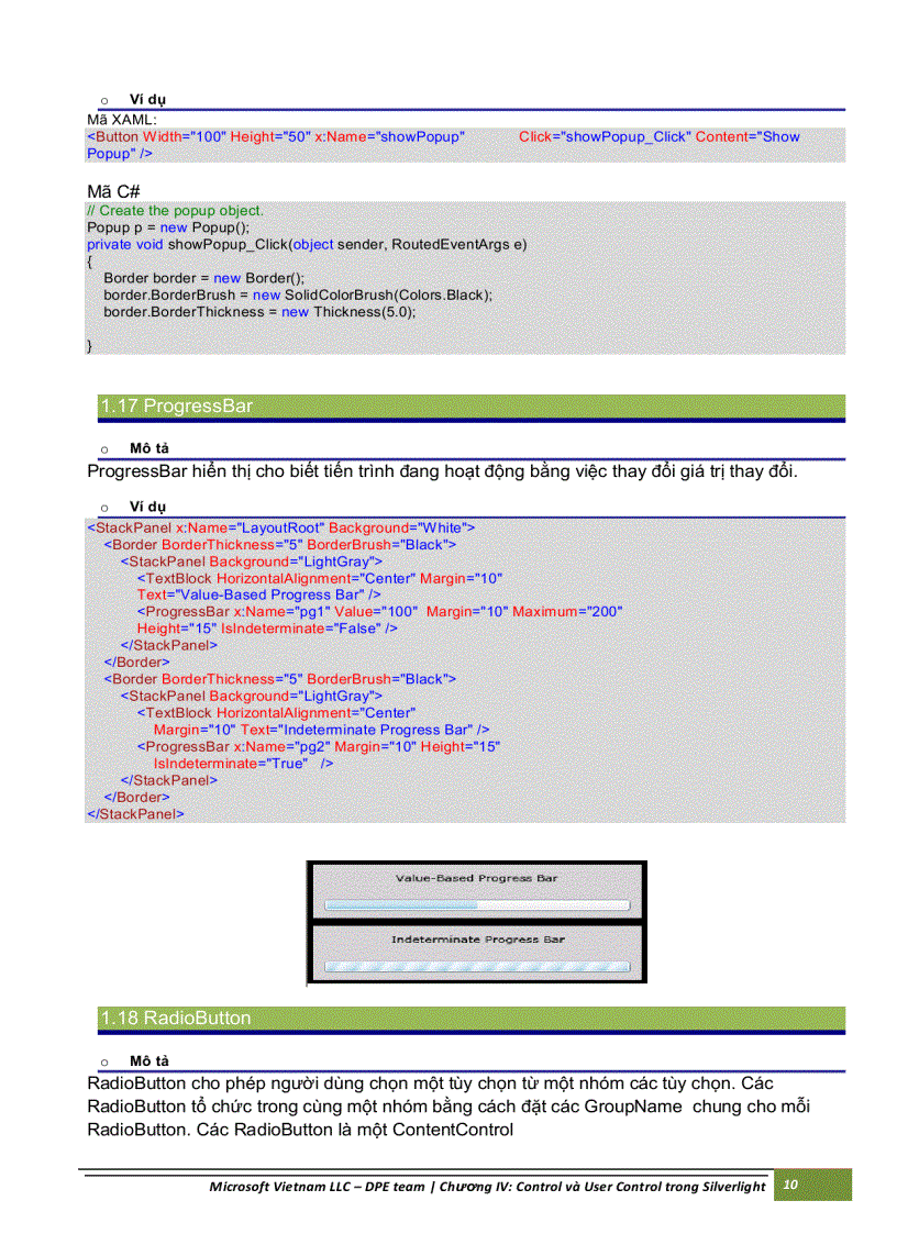 image for page Control và user control trong silverlight