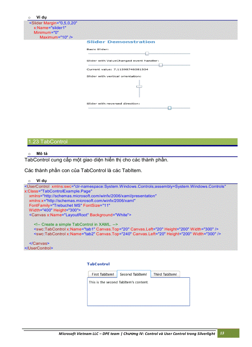 image for page Control và user control trong silverlight