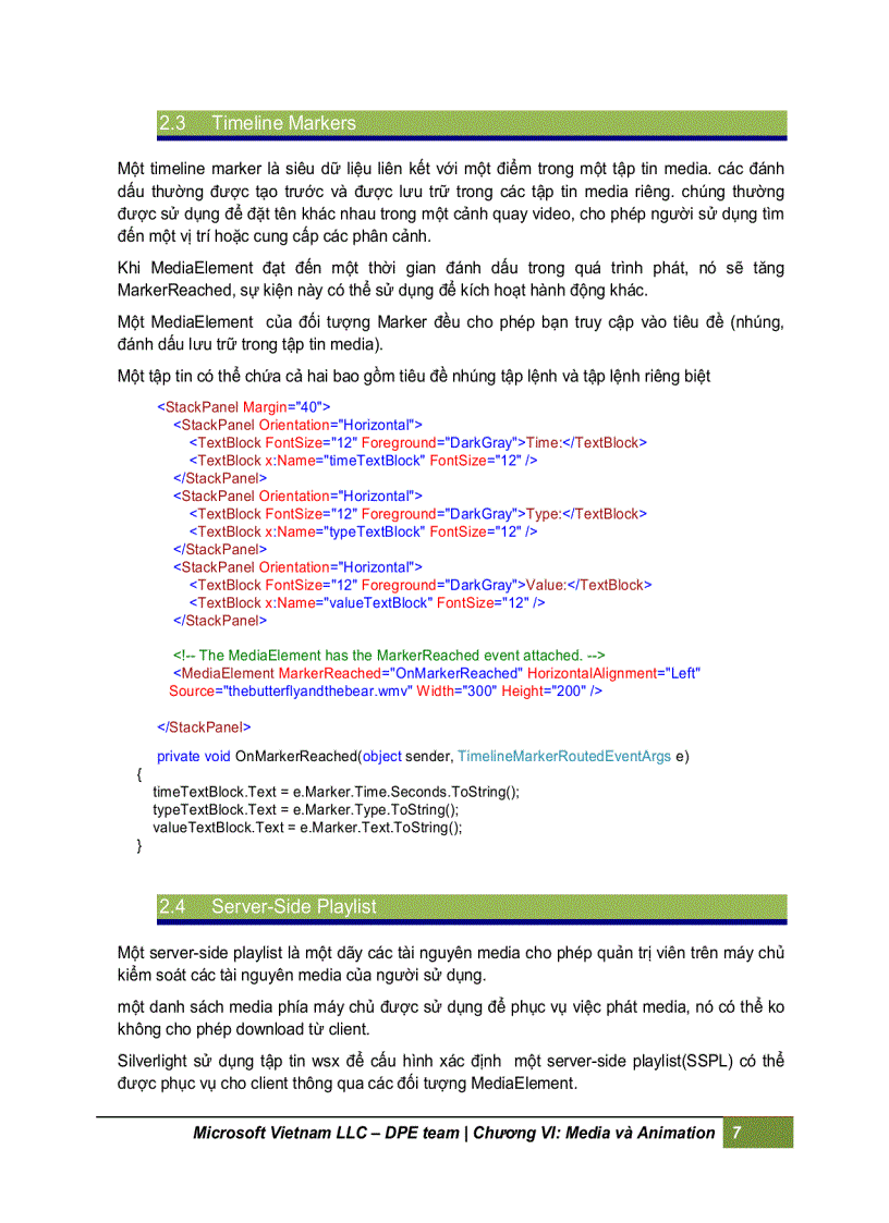 image for page Media và animation