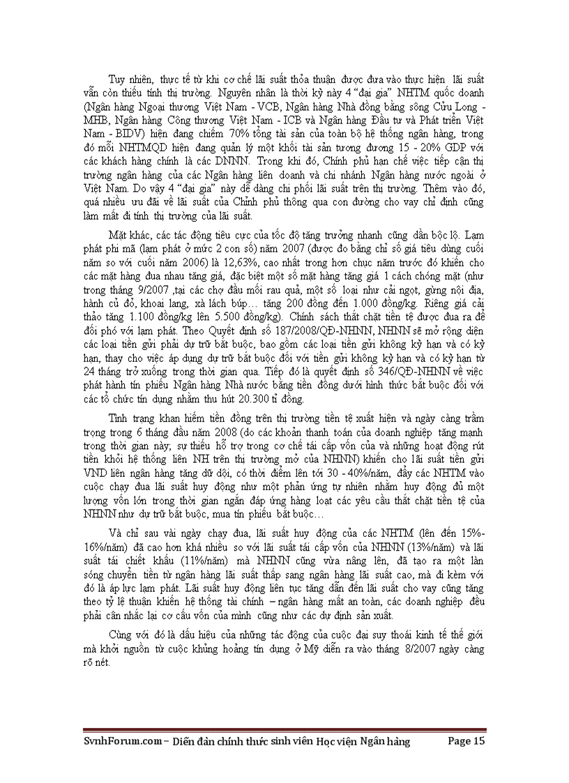 image for page Cơ chế điều hành lãi suất của NHNN Việt Nam