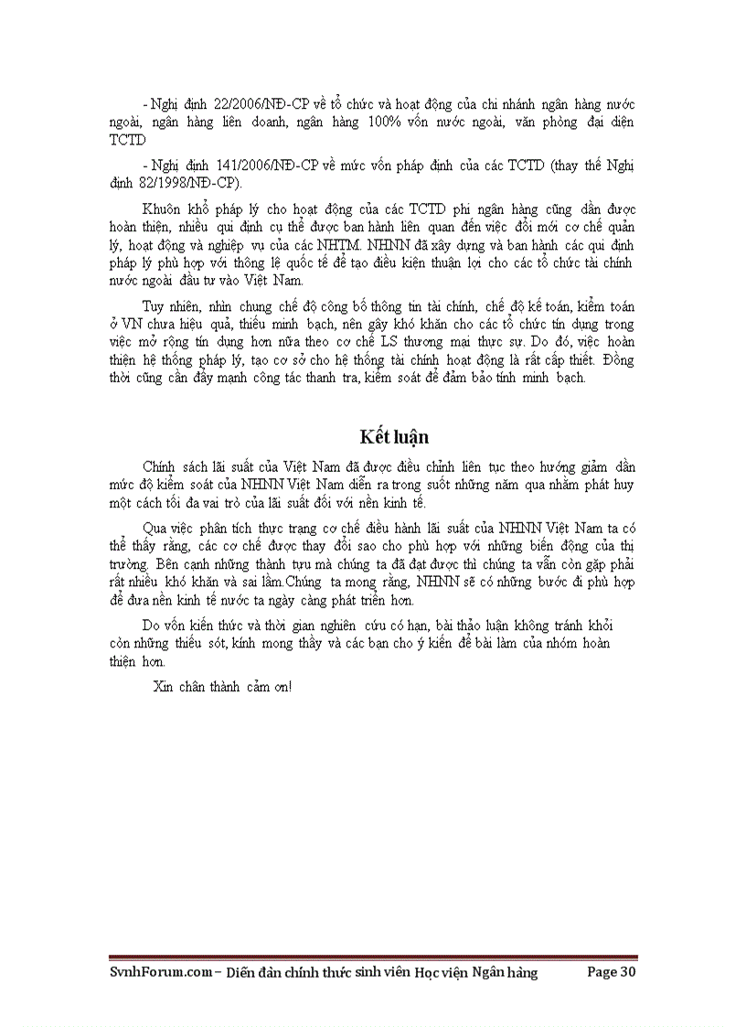 image for page Cơ chế điều hành lãi suất của NHNN Việt Nam