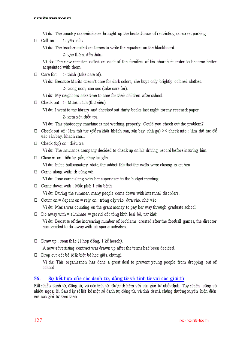 image for page TOEFL GRAMMAR Ngữ pháp TOEFL Q1