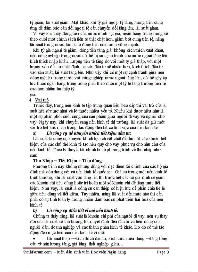 image for page Cơ chế điều hành lãi suất của ngân hàng TW các nước và Việt Nam