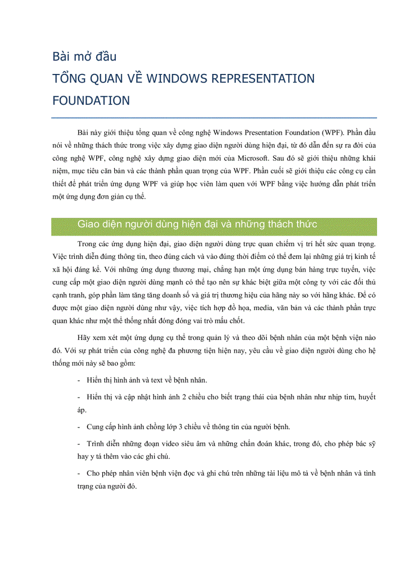 image for page Tổng quan về windows representation foundation