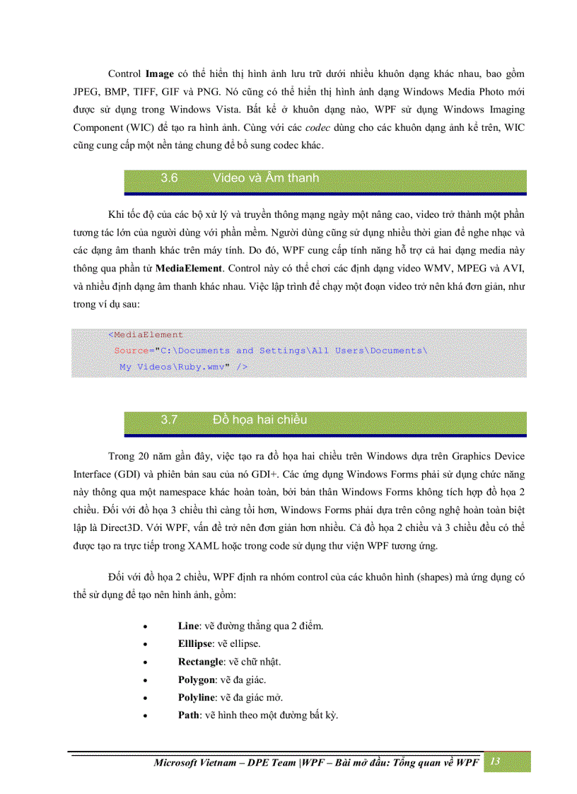 image for page Tổng quan về windows representation foundation