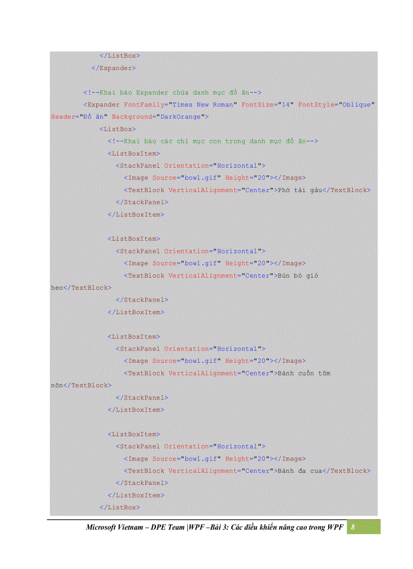 image for page Các điều khiển nâng cao trong ứng dụng wpf