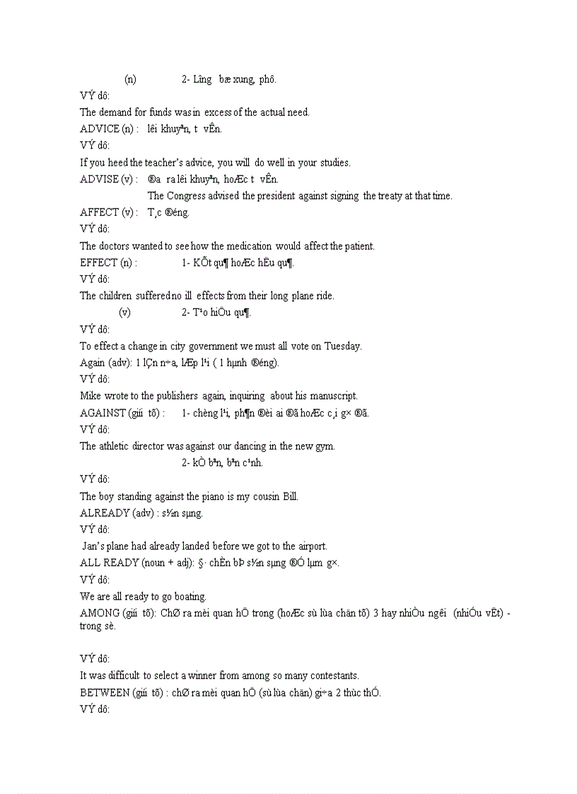 image for page TOEFL GRAMMAR Ngữ pháp TOEFL Q2