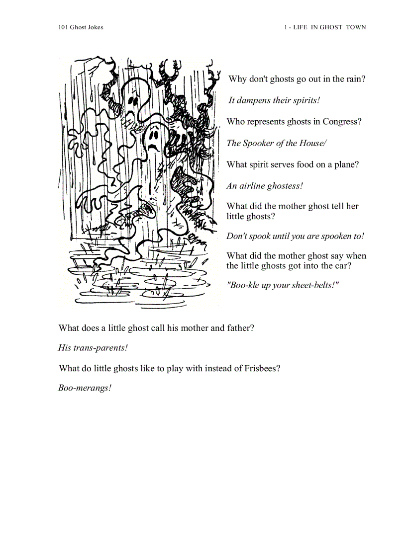 image for page 101 truyện ma bằng tiếng anh 101 Ghost Jokes