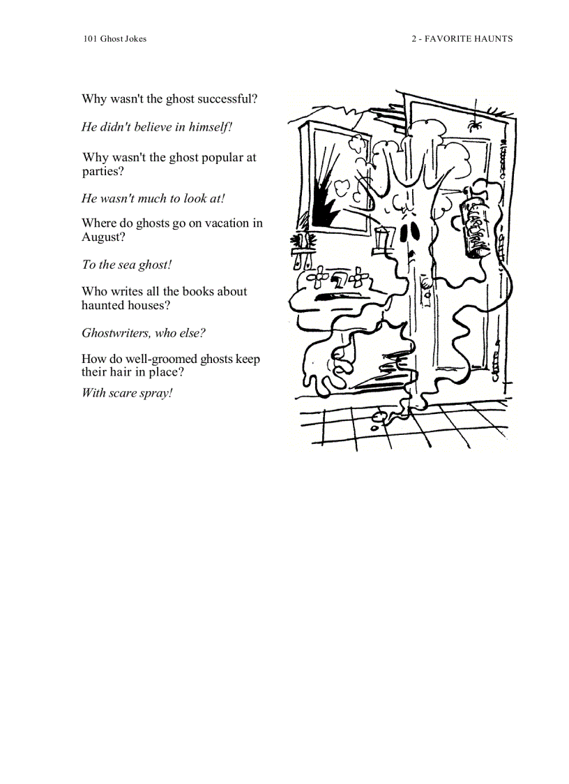 image for page 101 truyện ma bằng tiếng anh 101 Ghost Jokes