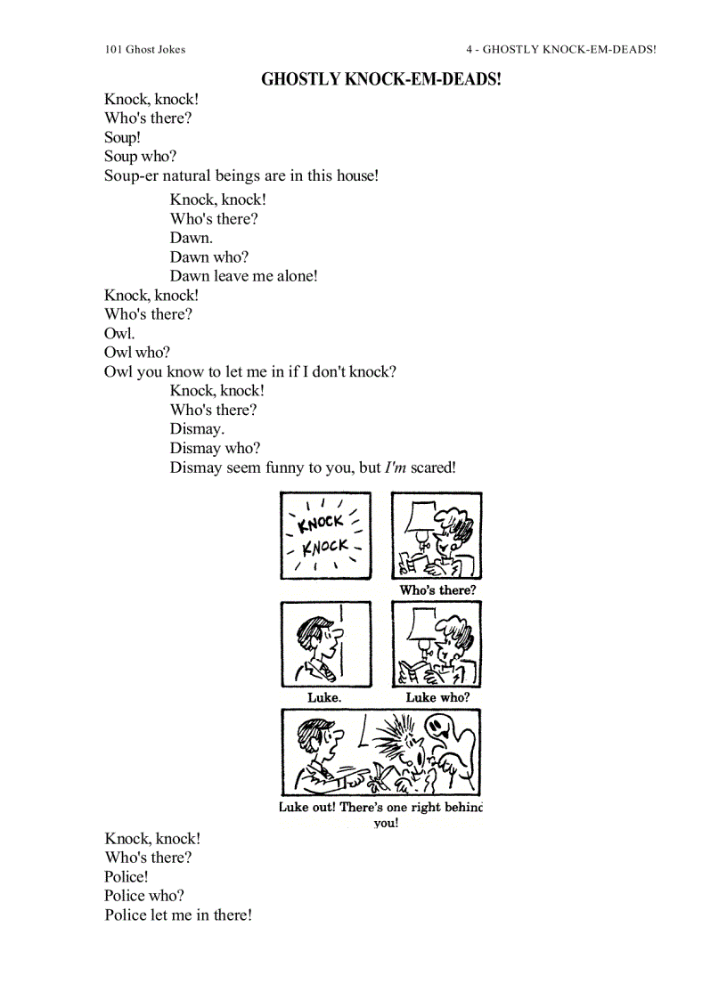 image for page 101 truyện ma bằng tiếng anh 101 Ghost Jokes