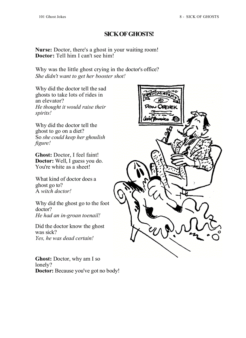 image for page 101 truyện ma bằng tiếng anh 101 Ghost Jokes