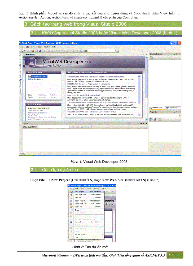 Giới thiệu tổng quan về asp net 3 5