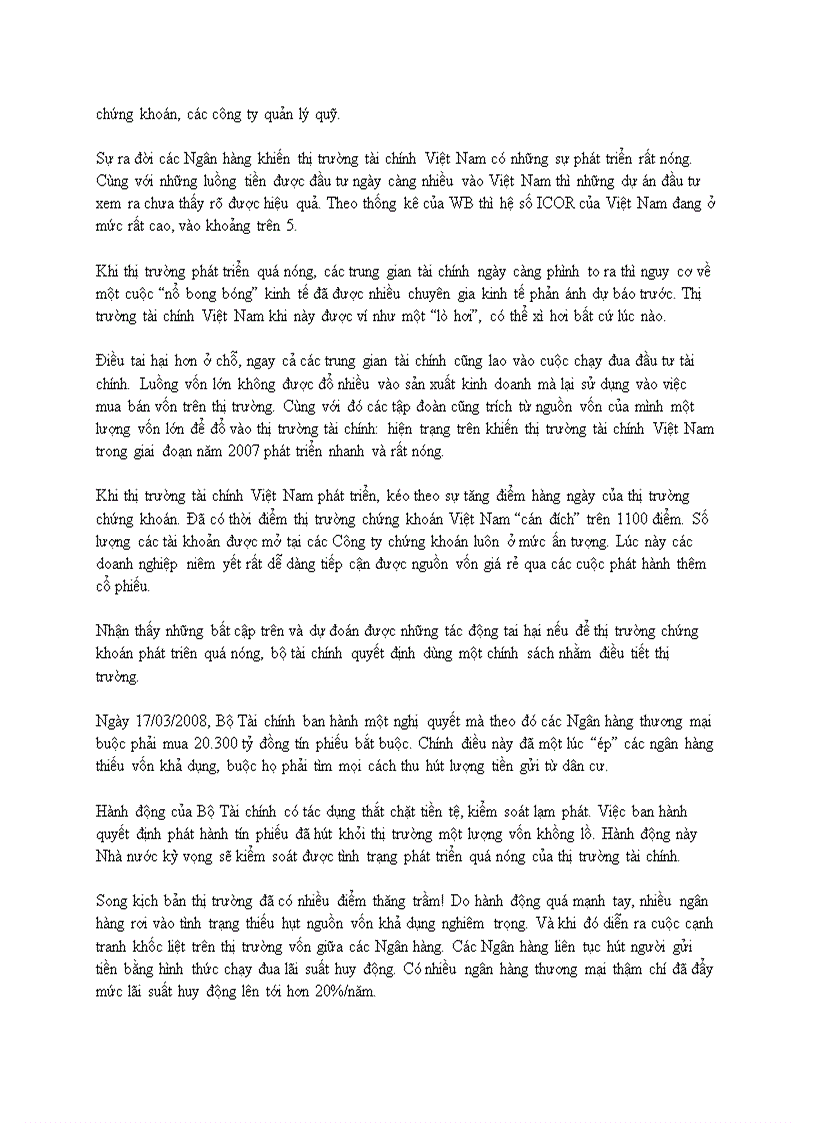 image for page Hệ thống các trung gian tài chính của các nước và Việt Nam