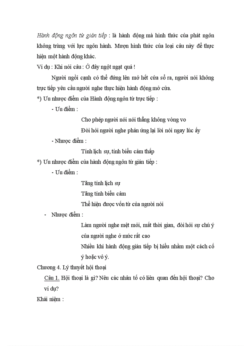 image for page Đề cương Ngữ dụng học