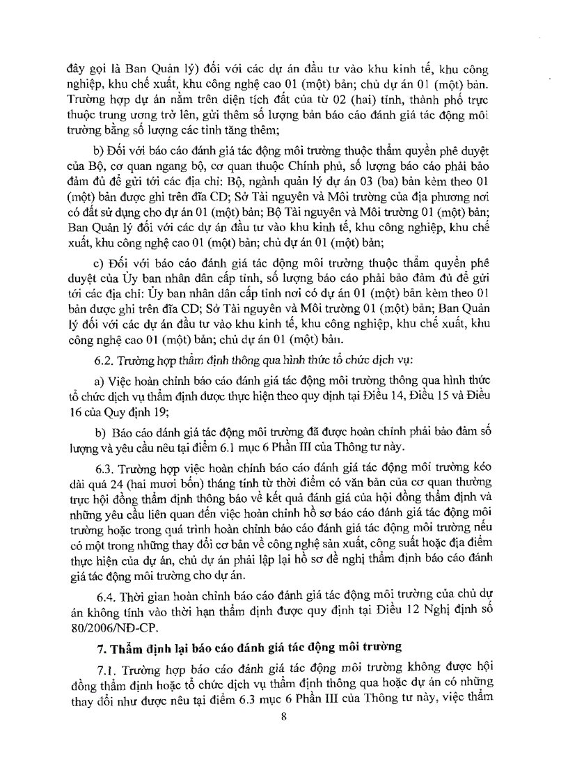 image for page Thông tư 05 2008 BTNMT Hướng dẫn ĐTM ĐCM CKBVMT