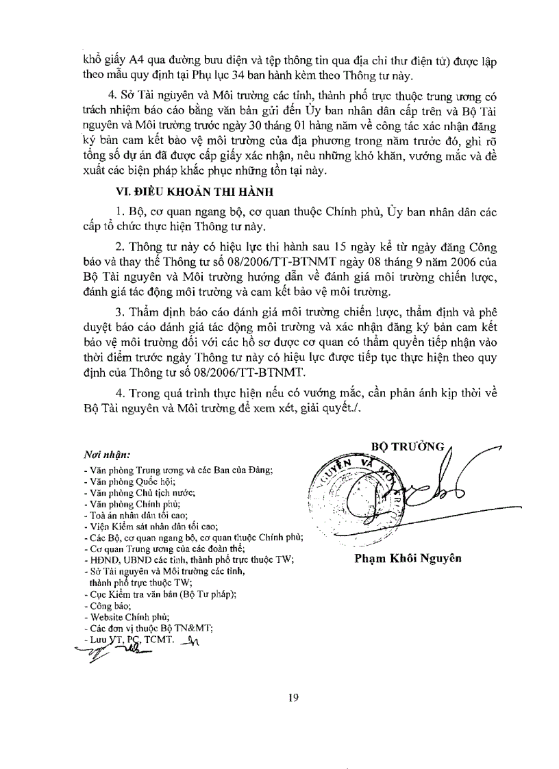 image for page Thông tư 05 2008 BTNMT Hướng dẫn ĐTM ĐCM CKBVMT