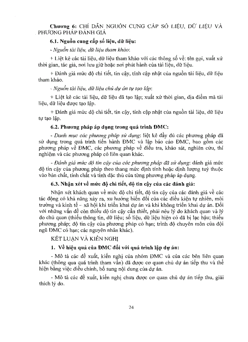 image for page Thông tư 05 2008 BTNMT Hướng dẫn ĐTM ĐCM CKBVMT