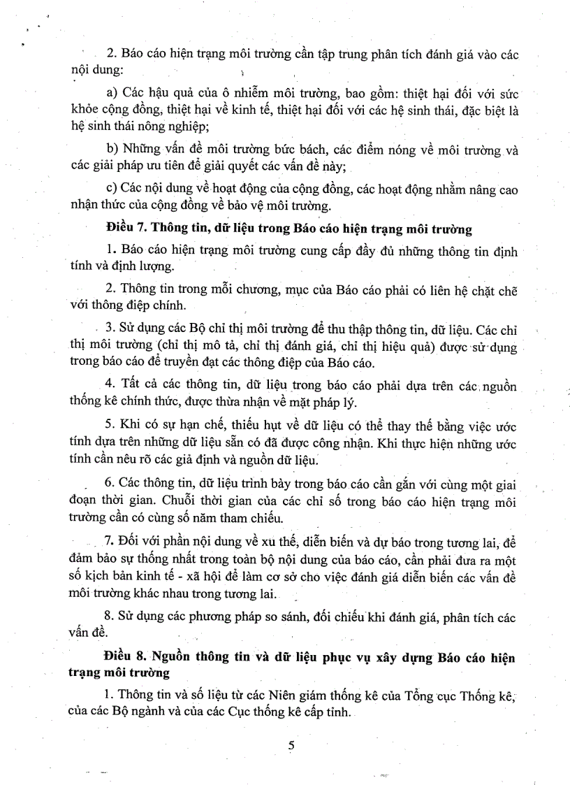 image for page Thông tư 08 2010 BTNMT Hướng dẫn lập SOE