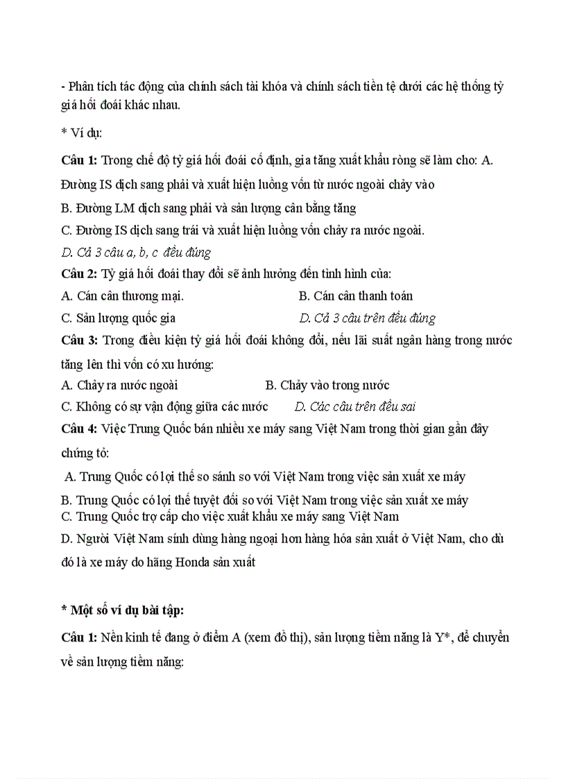 image for page Đề cương ôn tập kinh tế vĩ mô 1