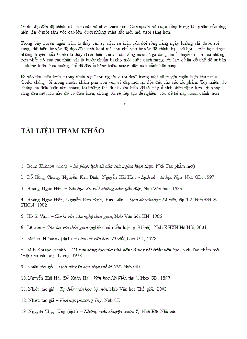 image for page Tìm hiểu hình tượng nhân vật con người dưới đáy trong một số truyện ngắn hiện thực tiêu biểu của Macxim Gorki