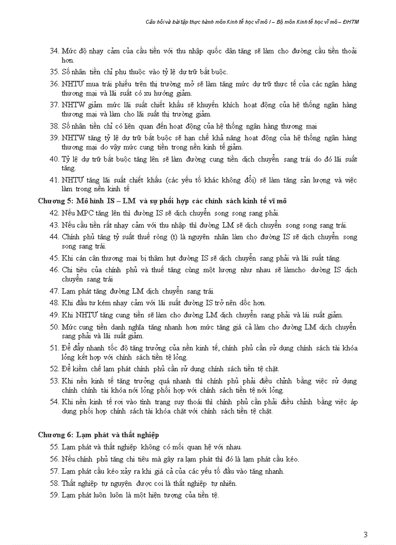 image for page Câu hỏi và bài tập thực hành kinh tế vĩ mô