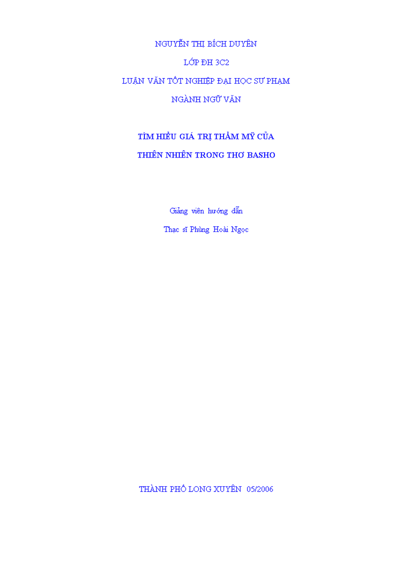 image for page Tìm hiểu giá trị thẩm mỹ của thiên nhiên trong thơ Basho