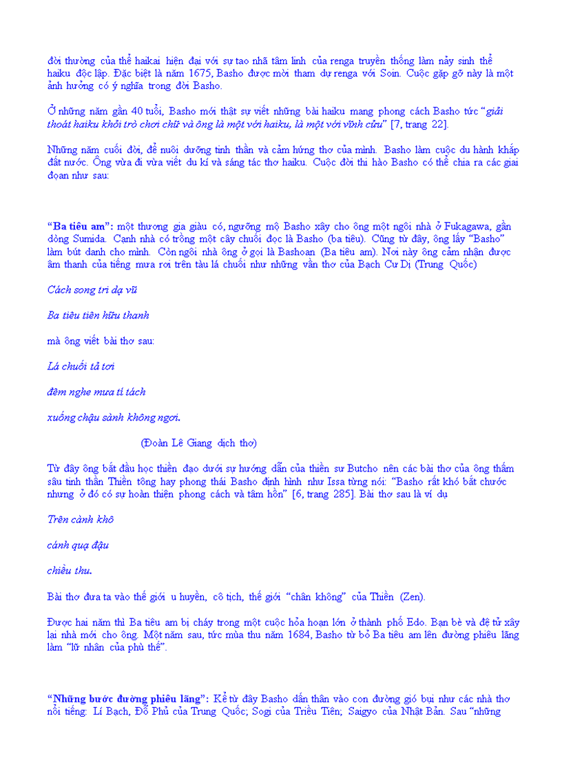 image for page Tìm hiểu giá trị thẩm mỹ của thiên nhiên trong thơ Basho