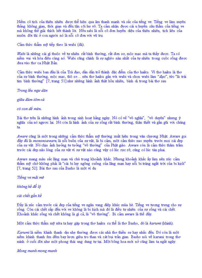 image for page Tìm hiểu giá trị thẩm mỹ của thiên nhiên trong thơ Basho