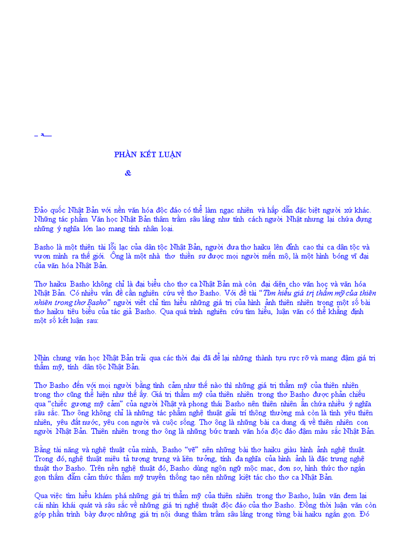 image for page Tìm hiểu giá trị thẩm mỹ của thiên nhiên trong thơ Basho