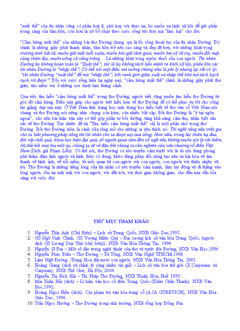 image for page Tìm hiểu cảm hứng xuất thế trong thơ Đường