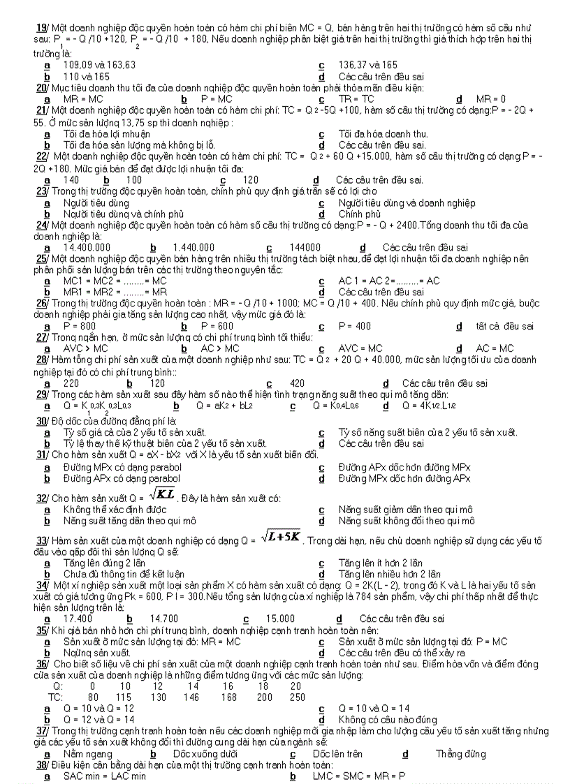 image for page Trắc nghiệm ktvm đề 1 2 3