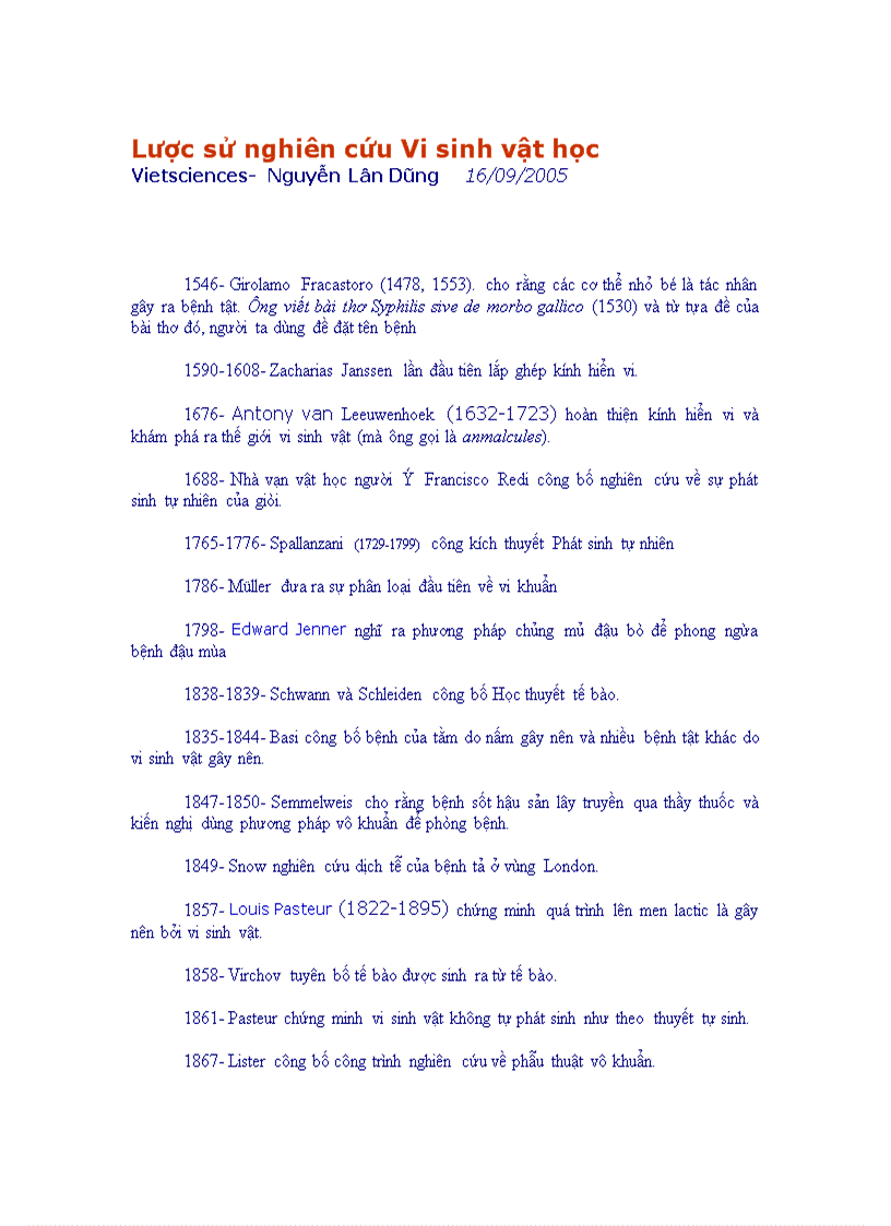 image for page Tổng quan vi sinh vật học