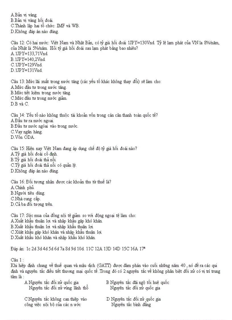 image for page Bộ câu hỏi trắc nghiêm KTQT