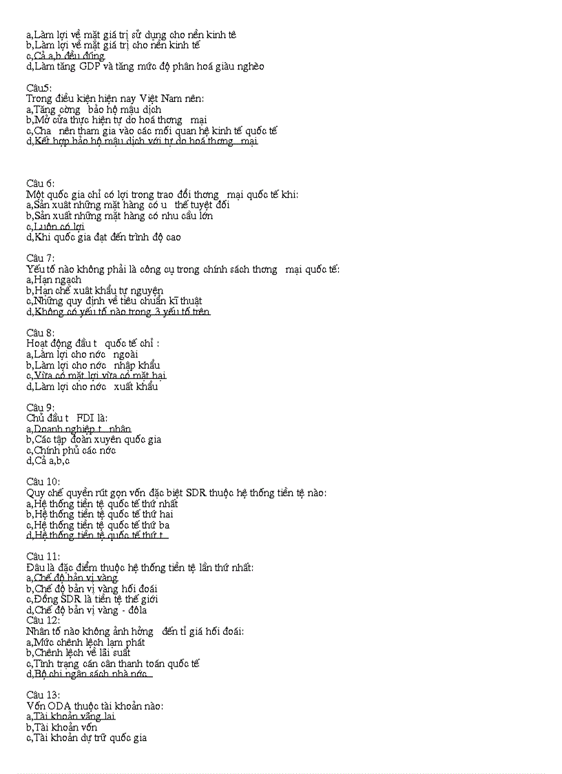 image for page Bộ câu hỏi trắc nghiêm KTQT