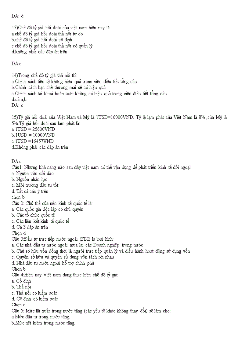 image for page Bộ câu hỏi trắc nghiêm KTQT