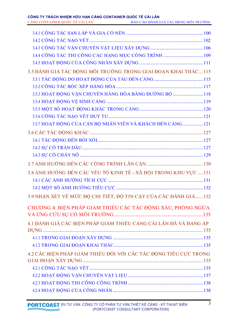 Đánh giá tác động môi trường cảng container quốc tế Cái Lân