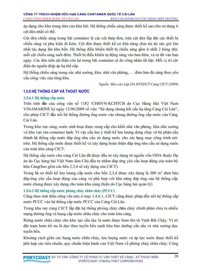 image for page Đánh giá tác động môi trường cảng container quốc tế Cái Lân